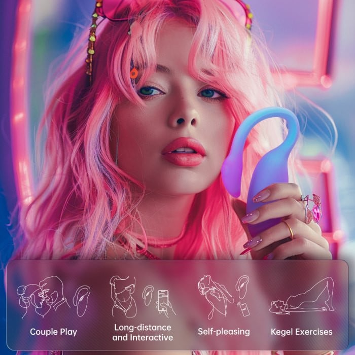 Смарт-віброяйце Magic Motion Flamingo Max 2 в 1 (Purple) - Зображення 14