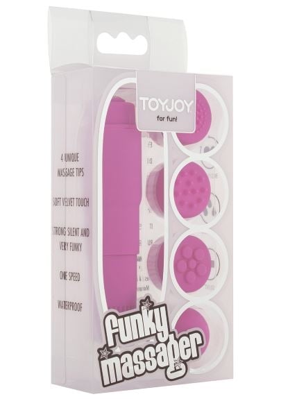 Клиторальный вибратор Funky Massager Violet от Toy Joy - Изображение 2
