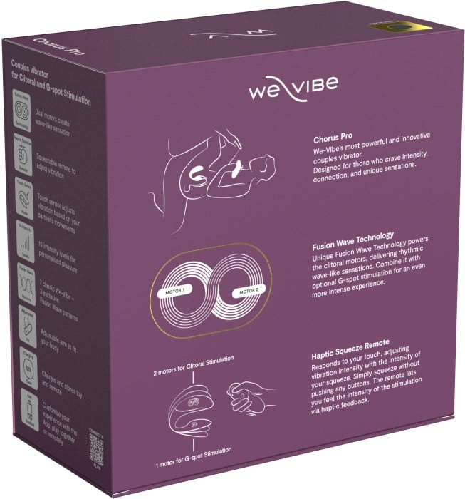 Смарт вибратор для пары We-vibe Chorus Pro (Satin Black) - Изображение 26