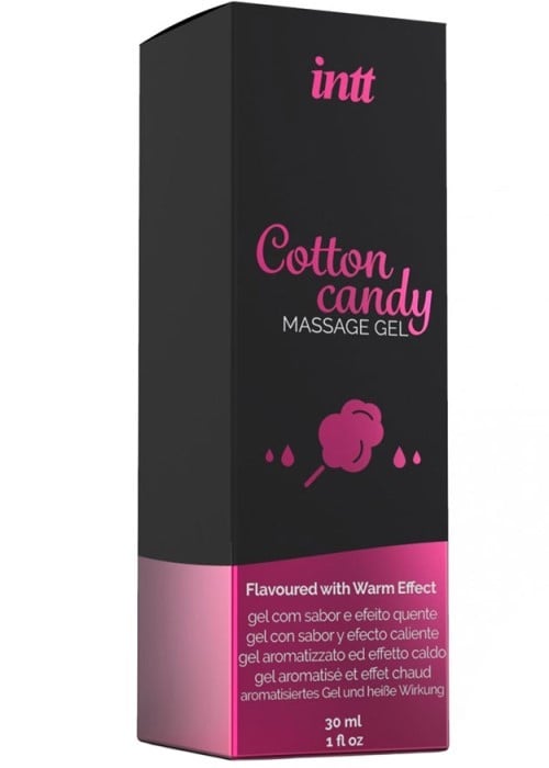 Массажный гель для поцелуев со вкусом сладкой ваты Intt Cotton Candy, 30 мл - Изображение 2