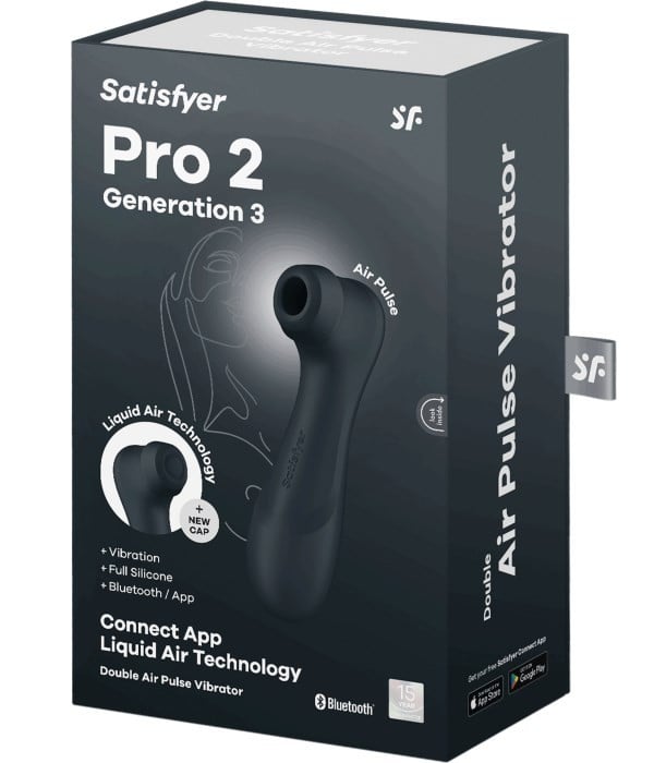 Вакуумный вибратор Satisfyer Pro 2 Connect App Black (Generation 3) - Изображение 6