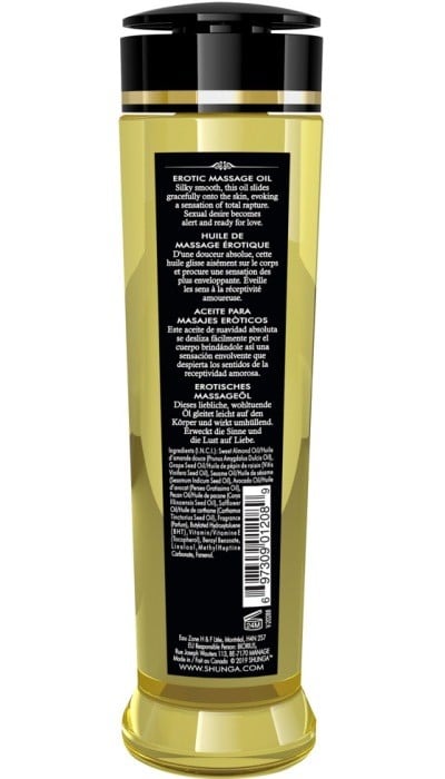 Массажное масло клубника и шампанское Shunga Romance Strawberry Wine, 240 мл - Изображение 3