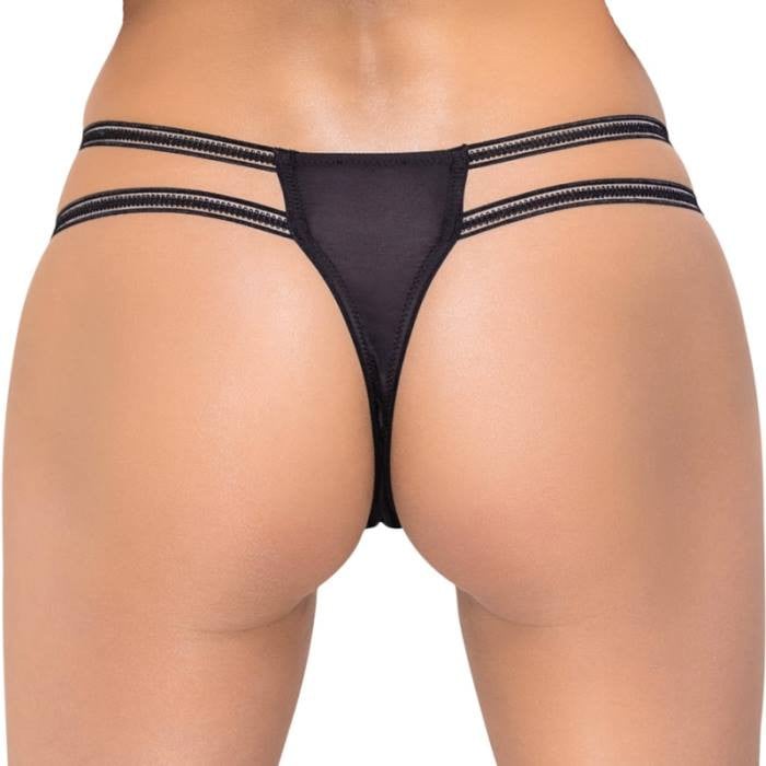Трусики з вирізом Cottelli Lingerie Luxury Edition String - Зображення 4