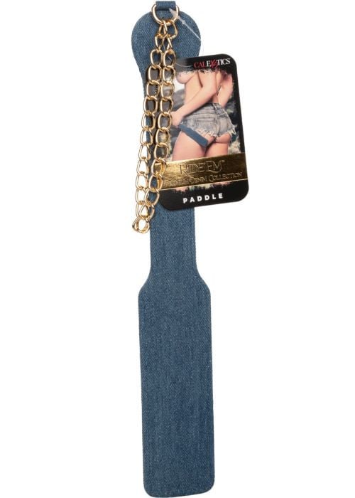 Ляскалка Ride 'em Premium Denim Paddle від CalExotics - Зображення 6