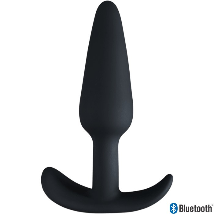 Анальная пробка с вибро Clara Morgane My App Vibrating Plug (Black)