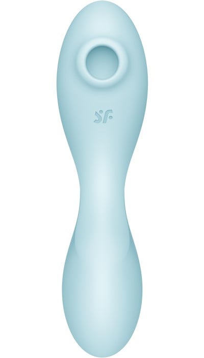 Вакуумний стимулятор Satisfyer Curvy Trinity 5+ (Blue) - Зображення 5