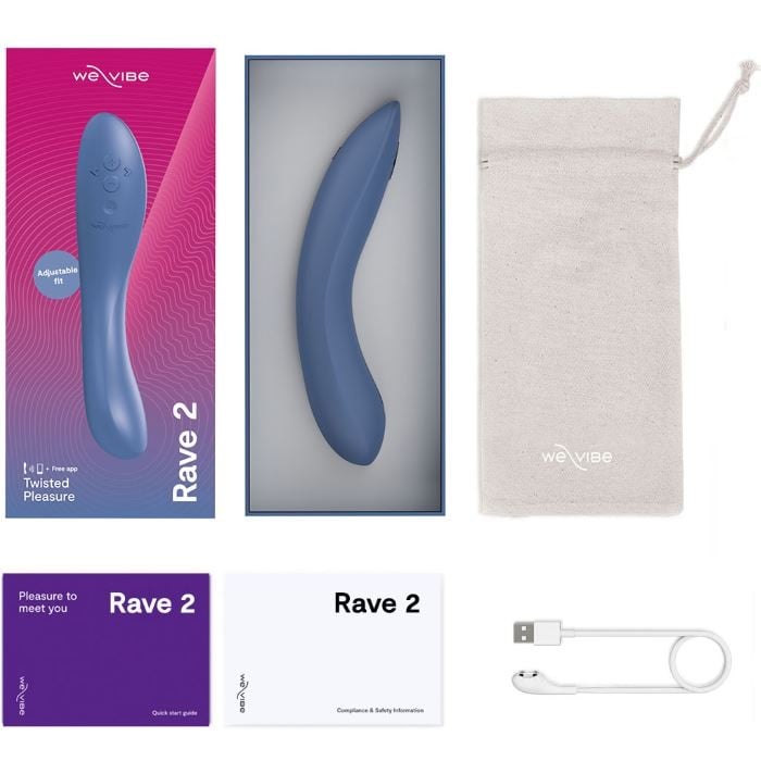 Вібратор We-Vibe Rave 2 (Blue) - Зображення 12
