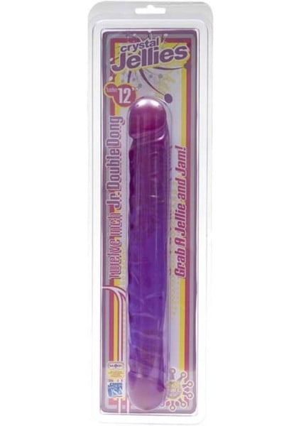 Двосторонній фалоімітатор Crystal Jellies 12 "від Doc Johnson - Зображення 2