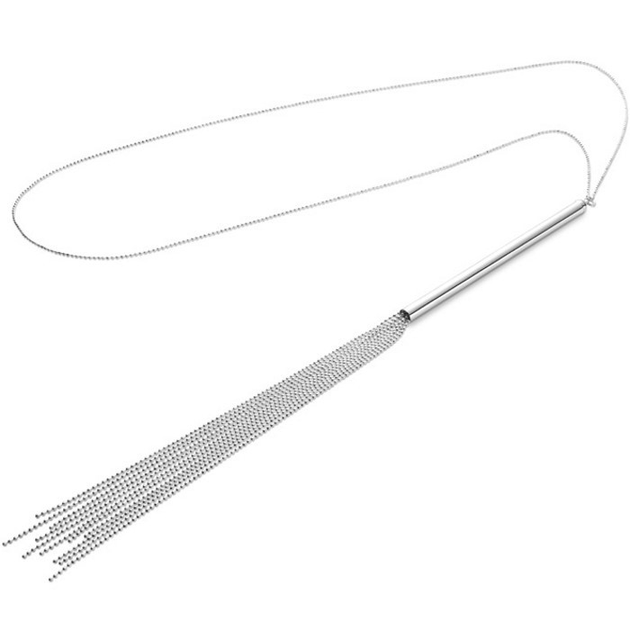 Украшение на шею в виде плети Bijoux Indiscrets Magnifique Necklace Whip (Silver)
