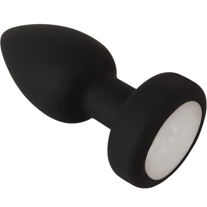 Анальная пробка с вибро и LED-подсветкой Anos Flashing Butt Plug - Изображение 3