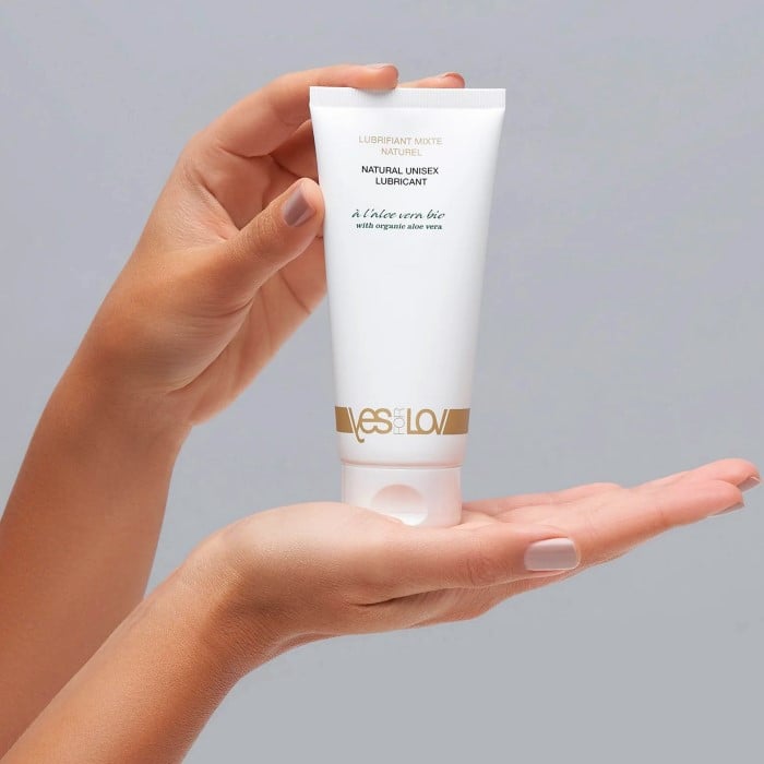 Органический лубрикант на водной основе с алое вера YESforLOV Natural Intimate Lubricant, 100 мл - Изображение 4