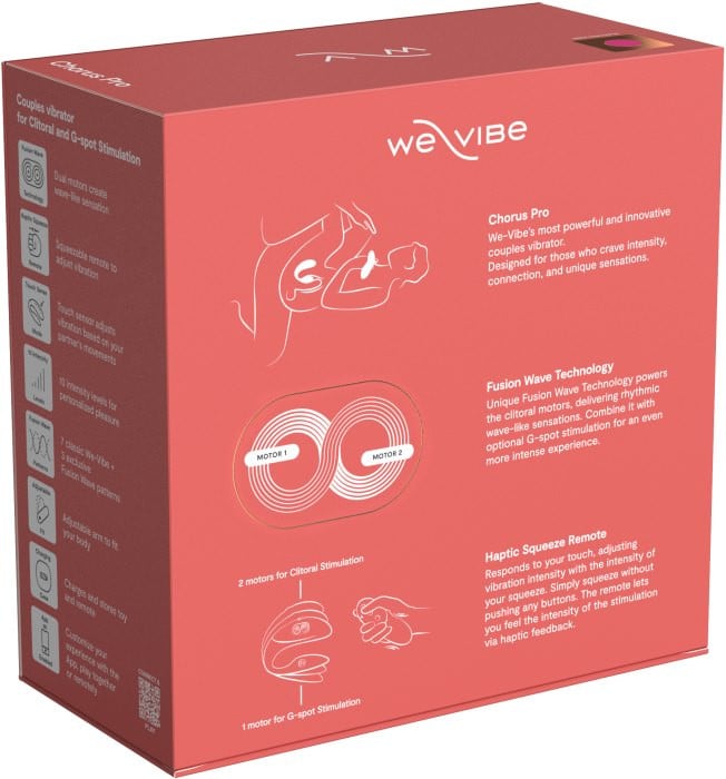 Смарт вибратор для пары We-vibe Chorus Pro (Electric Pink) - Изображение 26