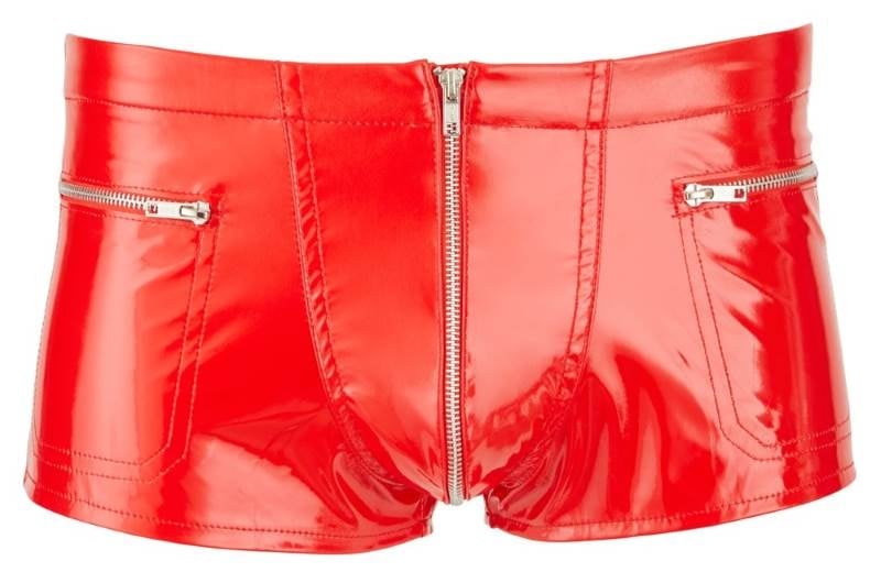 Чоловічі лакові труси Black Level Pants Red від Orion - Зображення 3