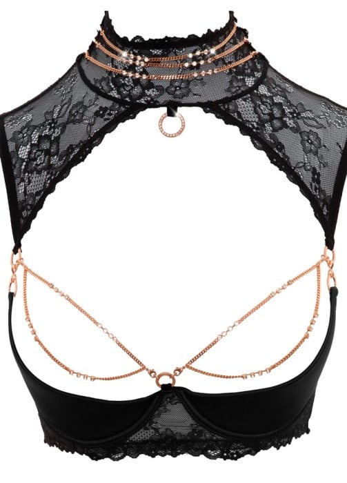 Комплект Abierta Fina Shelf Bra Set бюстгальтер і трусики з пажами від Orion - Зображення 5
