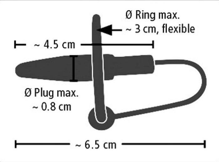 Уретральная вставка с силиконовым кольцом Orion Penisplug 8 mm - Изображение 7