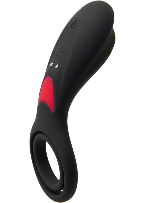 Эрекционное кольцо с вибрацией S Pleasures Remington (Black) - Изображение 2