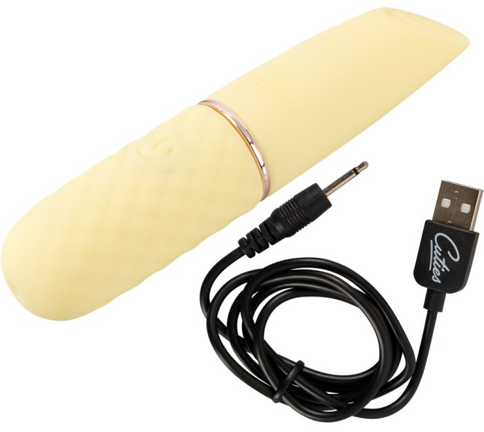 Вибропуля Cuties Ribbed Mini Vibrator - Изображение 5