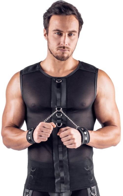 Мужская майка с наручниками Svenjoyment Bondage Shirt