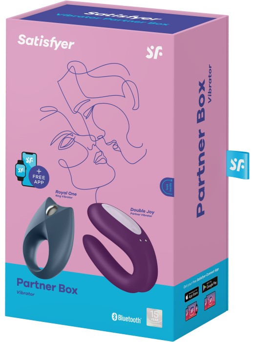 Набор игрушек для пары Satisfyer Partner Box 2 (Double Joy + Royal One) - Изображение 10