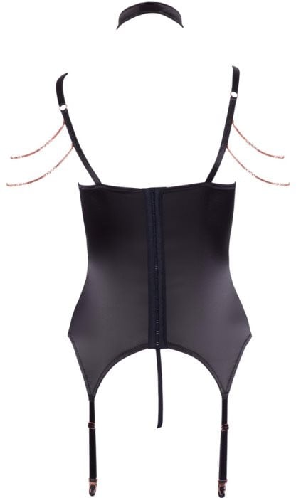 Корсет і трусики Abierta Fina Basque and String - Зображення 7