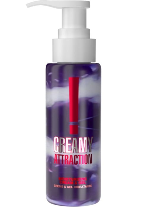 Гель-крем для увлажнения тела и интимной зоны со вкусом ежевики Intt Creamy Attraction Blackberry, 100 мл - Изображение 2