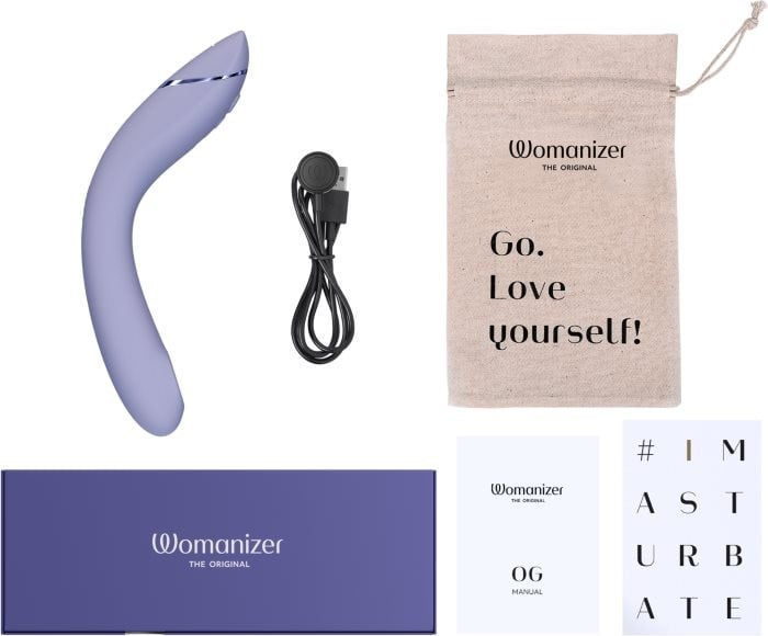 Вакуумный вибратор G-точки Womanizer OG (Lilac) - Изображение 13
