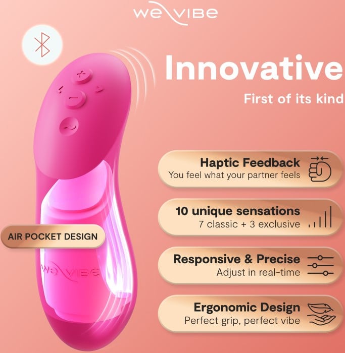Смарт вибратор для пары We-vibe Chorus Pro (Electric Pink) - Изображение 19