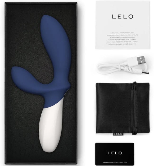 Массажер простаты с вибро и движениями Lelo Loki Wave 2 (Blue) - Изображение 4