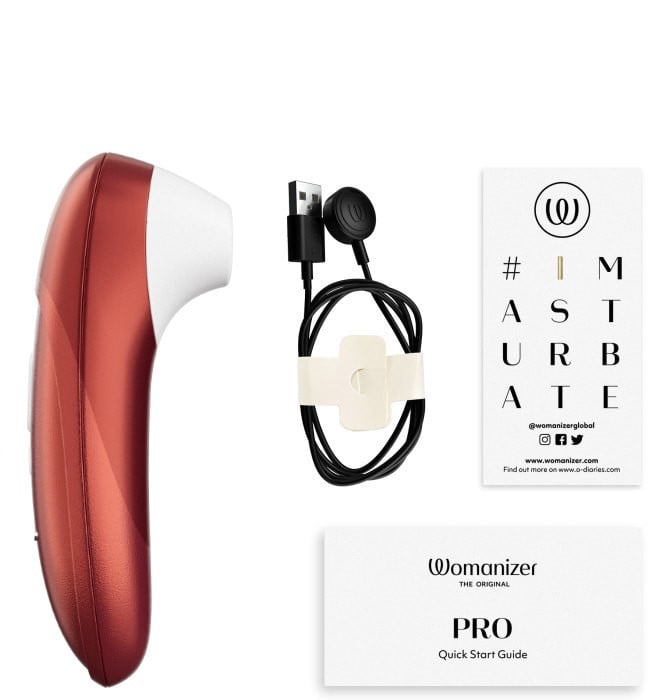 Вакуумний стимулятор Womanizer Pro (Bordeaux) - Зображення 15