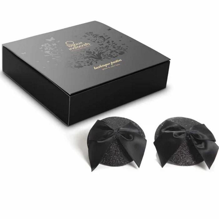 Накладки на груди пестіси Burlesque Bow Pasties від Bijoux Indiscrets - Зображення 3