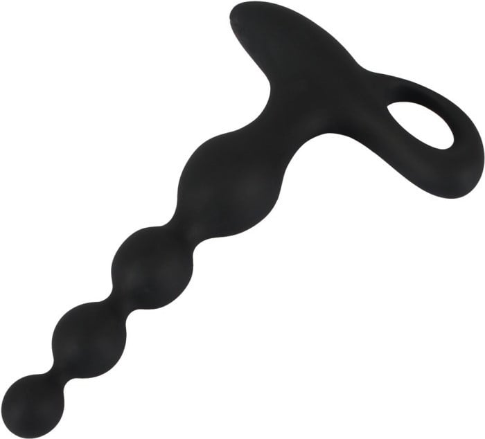 Анальний ланцюжок з вібрацією Black Velvets Rechargeable Anal Beads від Orion - Зображення 6