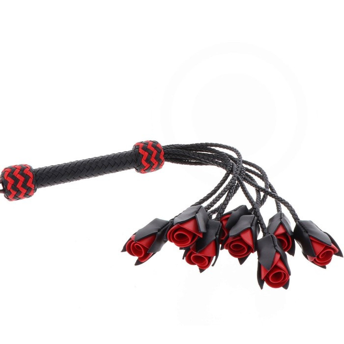 Кожаная плеть Genuine Leather Roses Whip от Hidden Desire - Изображение 6