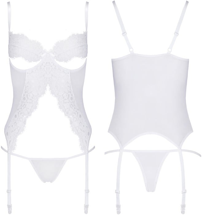 Корсет и трусики Avanua Silentia Corset (White) - Изображение 5
