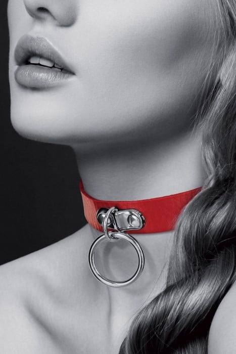 Чокер Bijoux Pour Toi With Rings (Red) - Зображення 2