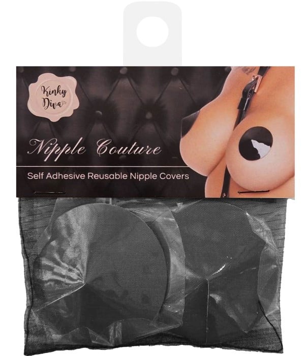 Наклейки на соски Kinky Diva Nipple Couture (Black) - Зображення 3