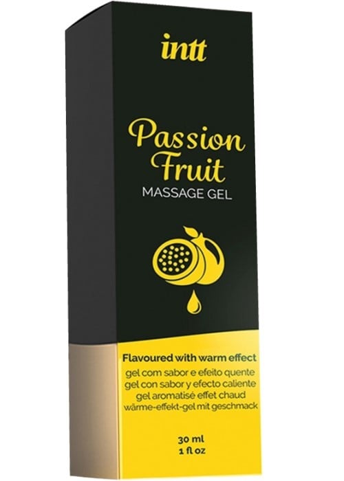 Масажний гель для поцілунків зі смаком маракуї Intt Passion Fruit, 30 мл - Зображення 2