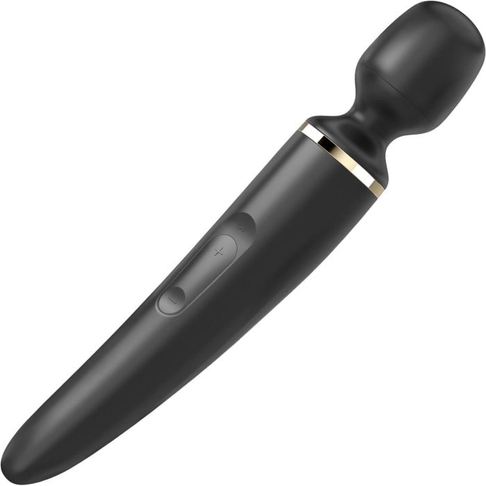 Вібромасажер Satisfyer Wand-er Woman (Black) - Зображення 3