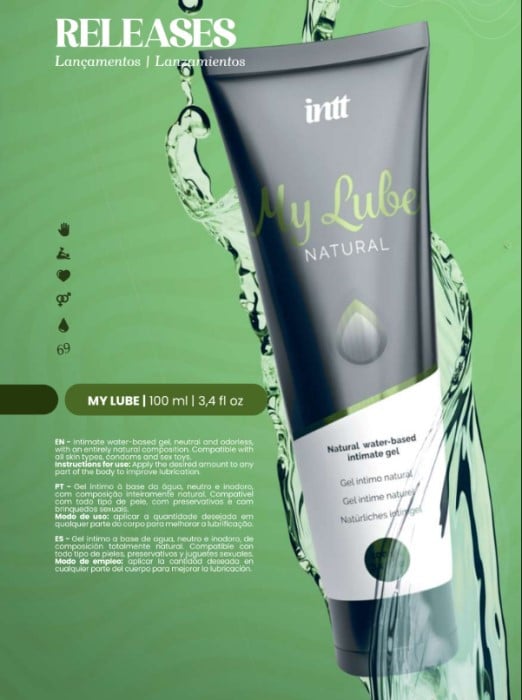 Лубрикант на водной основе Intt My Lube, 100 мл - Изображение 2