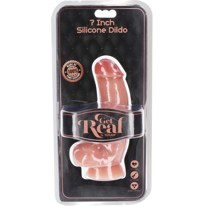 Силіконовий фалоімітатор Toy Joy Get Real Silicone 7" - Зображення 2