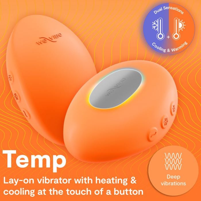Вибратор для игр с температурой We-Vibe Temp (Tangerine) - Изображение 15