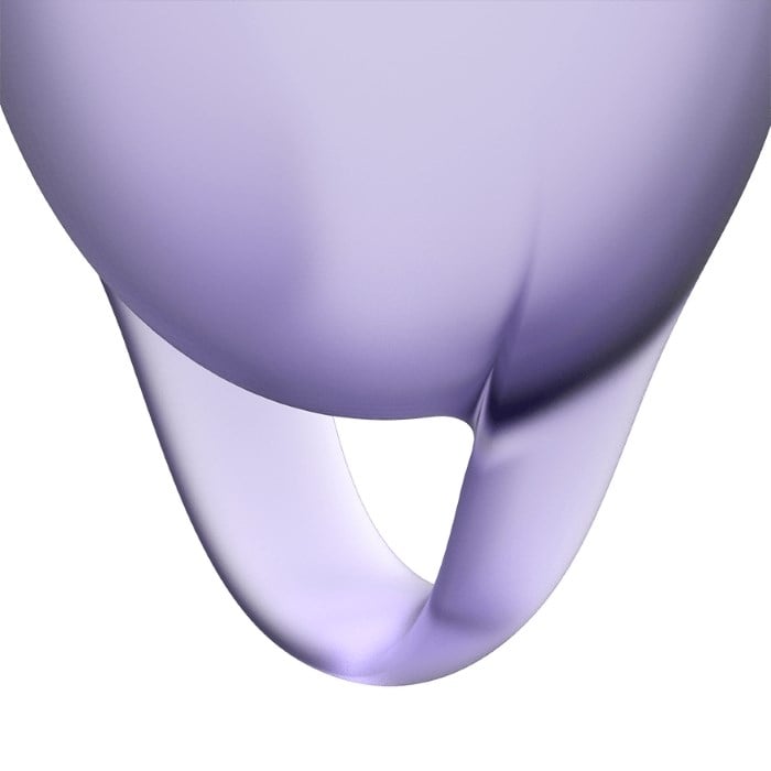 Менструальные чаши Satisfyer Feel Confident (Violet) - Изображение 2