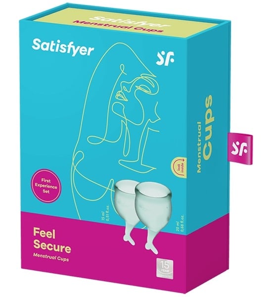 Менструальні чаші Satisfyer Feel Secure (Dark Green) - Зображення 6