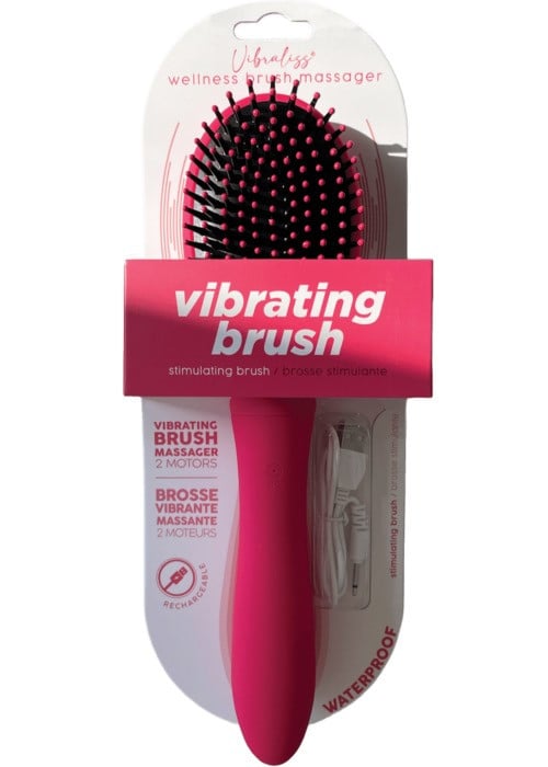 Вібратор гребінець Vibraliss Vibrating Brush (Pink) - Зображення 5