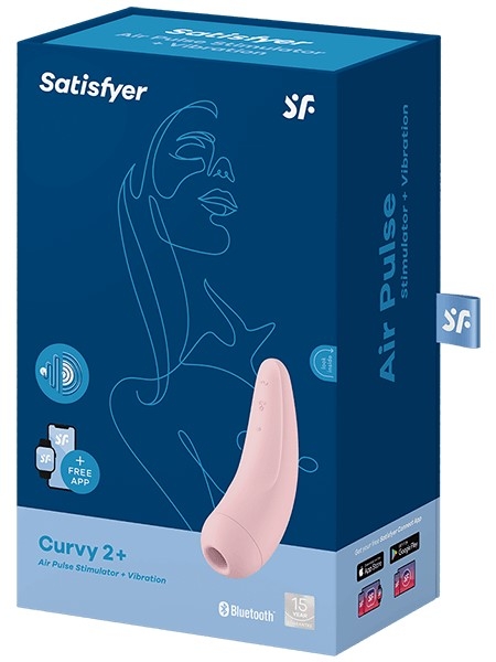 Вакуумный стимулятор Satisfyer Curvy 2+ (Pink) - Изображение 4