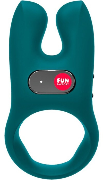 Эрекционное кольцо с вибро Fun Factory Nos (Green) - Изображение 2