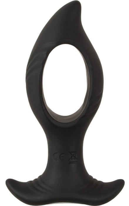 Анальная пробка с вибро и пультом Anos Butt Plug with a Hole - Изображение 6