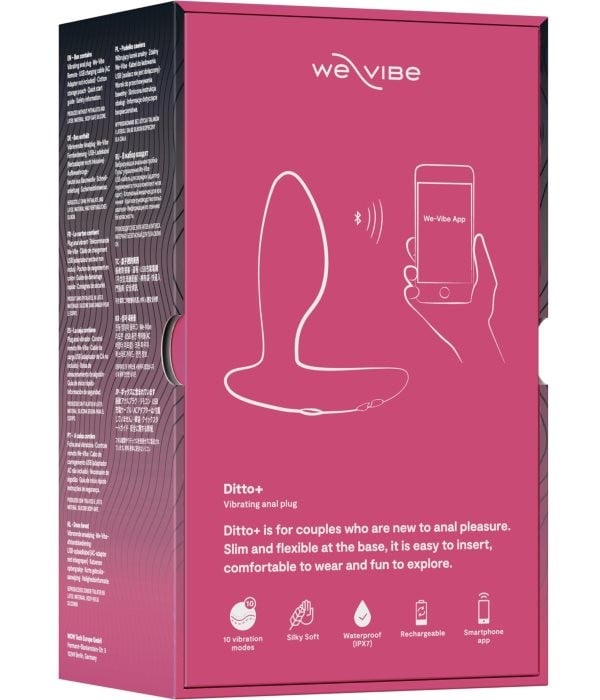 Анальная пробка с вибро We-vibe Ditto+ (Pink) - Изображение 14