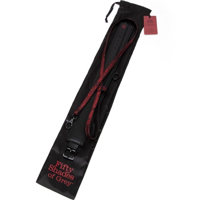 Ошейник с поводком Fifty Shades of Grey Reversible Faux Leather Collar and Lead - Изображение 6