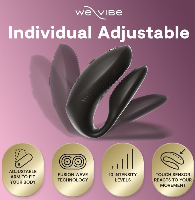 Смарт вибратор для пары We-vibe Chorus Pro (Satin Black) - Изображение 20