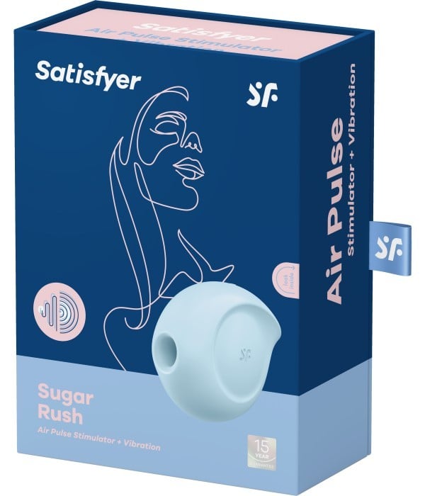 Вакуумний стимулятор Satisfyer Sugar Rush (Blue) - Зображення 6